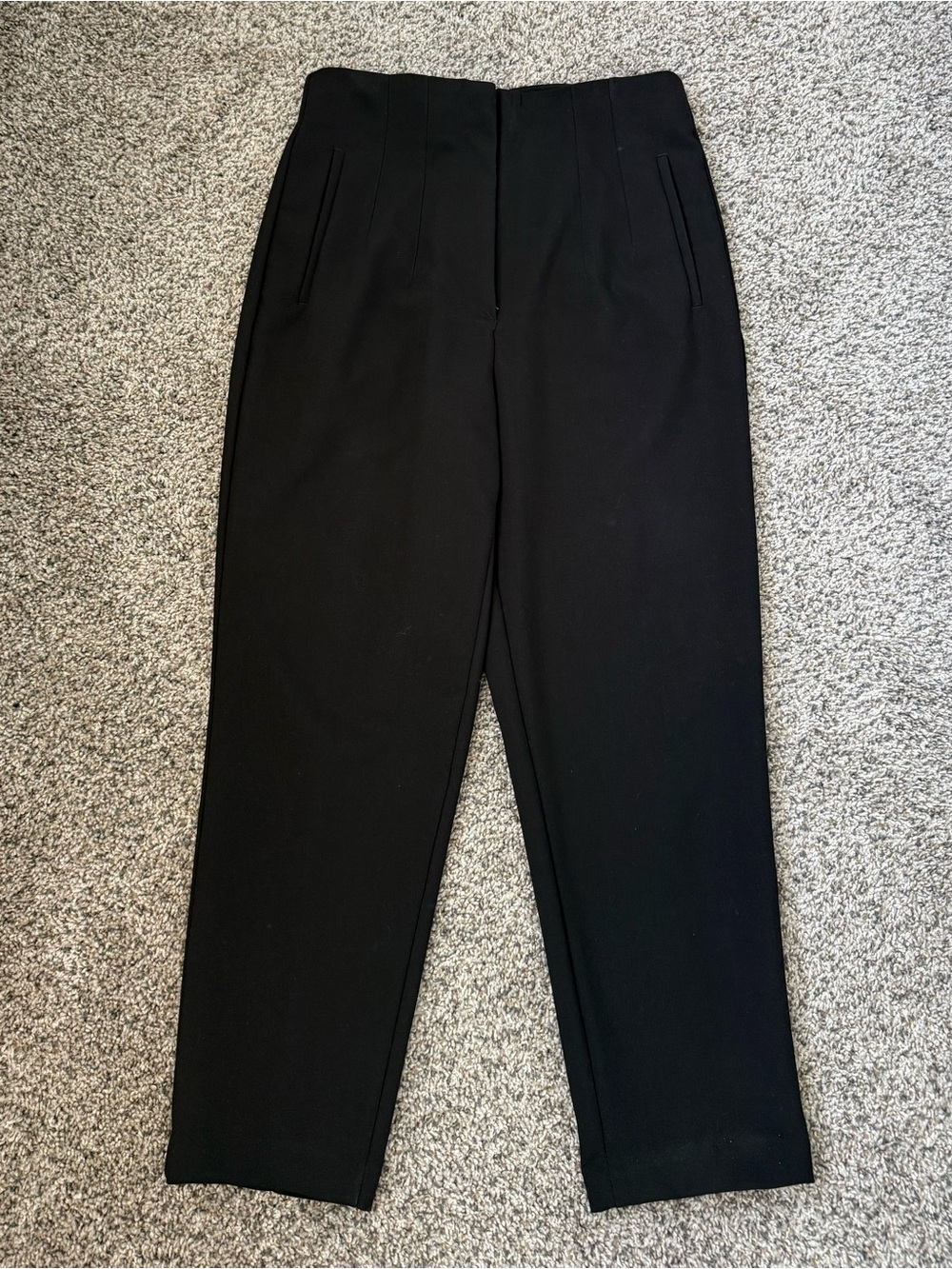 Zara Women’s Seamed Straight Leg Pleated Pant